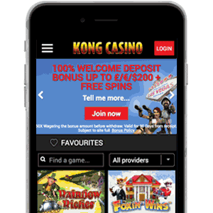 kong casino pay by mobile